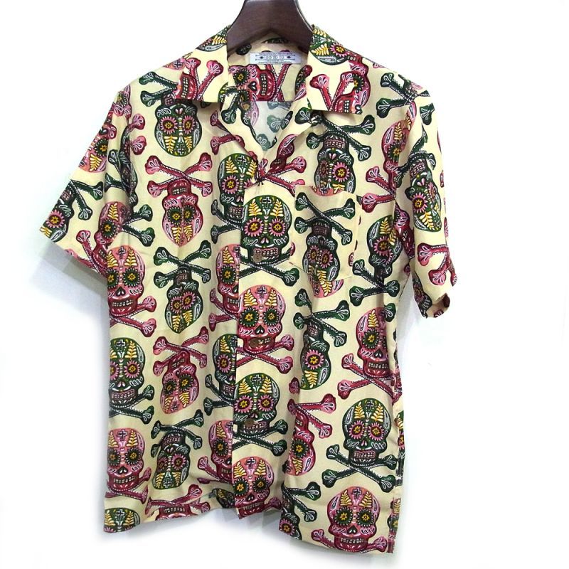 EOTOTO Fancy Skull Aloha Half Sleeve Shirts 14SS-SY9-020 通販 | EOTOTO (エ