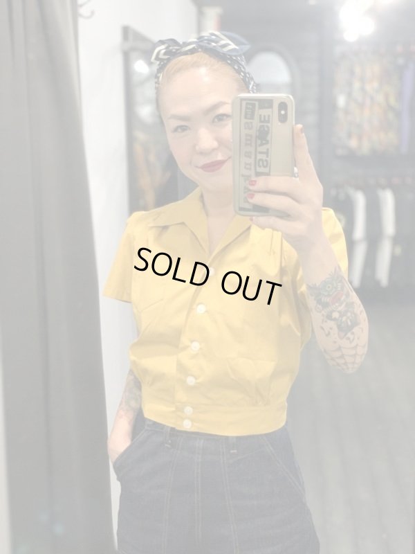 画像4: LADIES / Freddies of Pinewood / Mustard Work Blouse