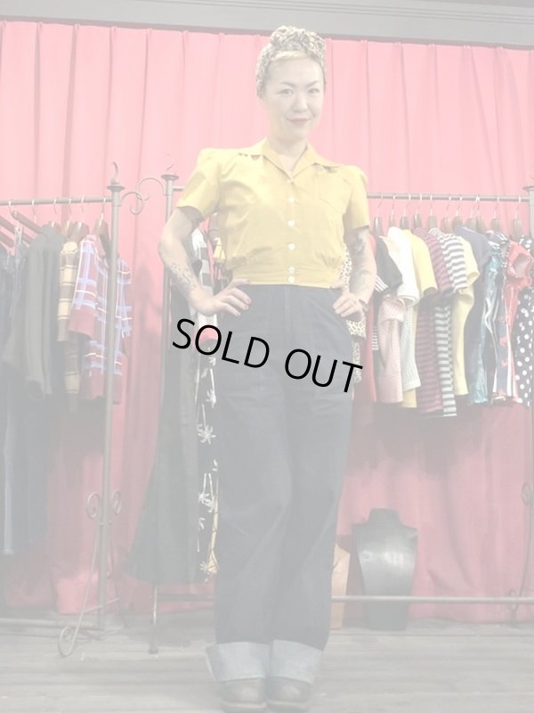 画像5: LADIES / Freddies of Pinewood / Mustard Work Blouse