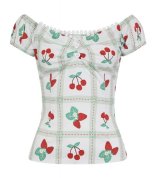 COLLECTIF / DOLORES SWEETHEART PICNIC TOP