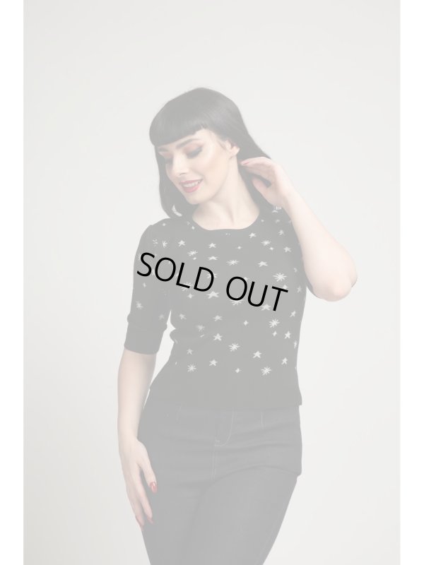 画像4: COLLECTIF / CHRISSIE NIGHT SKY KNITTED TOP