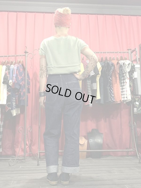画像4: COLLECTIF / SCOTT ART DECO MINT KNITTED TOP