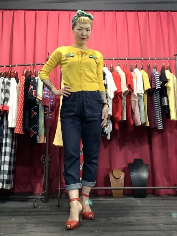 画像7: COLLECTIF / CHARLENE TROPICAL TOUCAN CARDIGAN