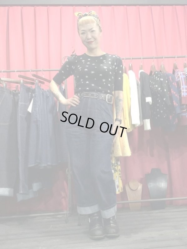 画像5: COLLECTIF / CHRISSIE NIGHT SKY KNITTED TOP