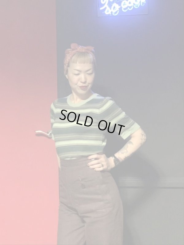 画像4: COLLECTIF / MOSS STRIPE TOP