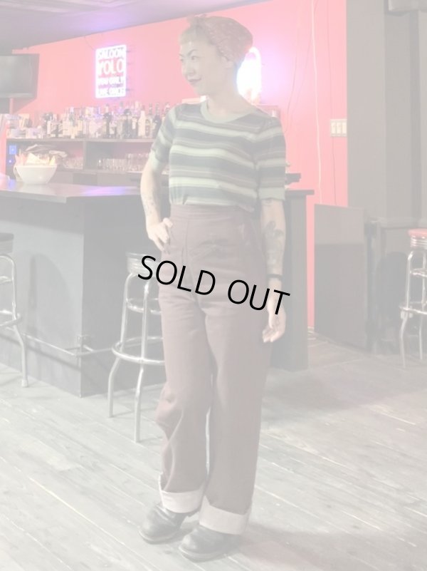 画像6: COLLECTIF / MOSS STRIPE TOP