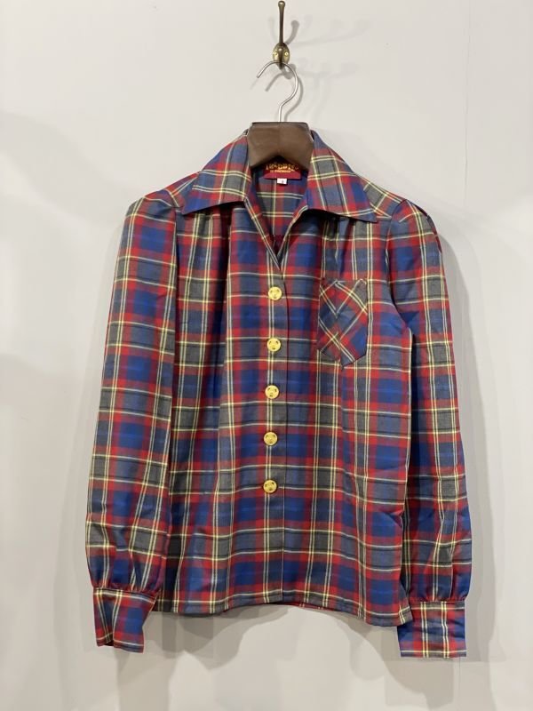 画像1: Freddies of Pinewood / Blue and Red Check Shirt