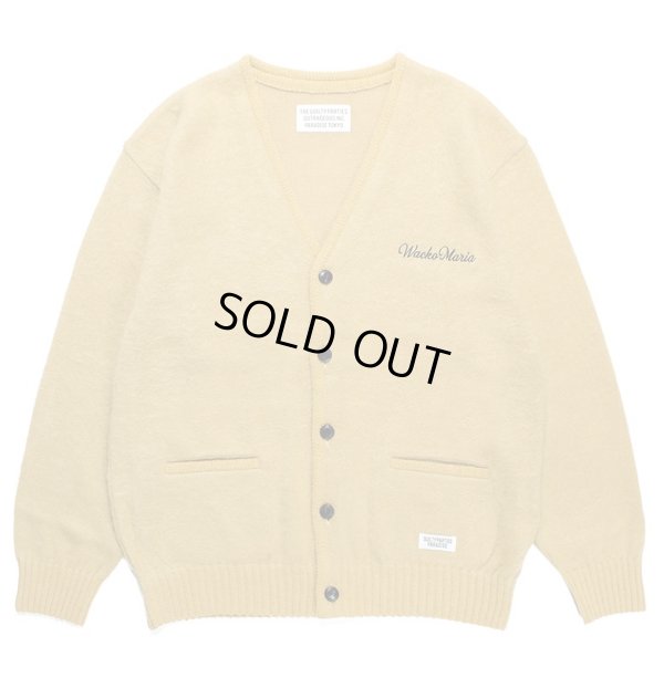 画像1: WACKO MARIA / MOHAIR KNIT CARDIGAN (YELLOW)