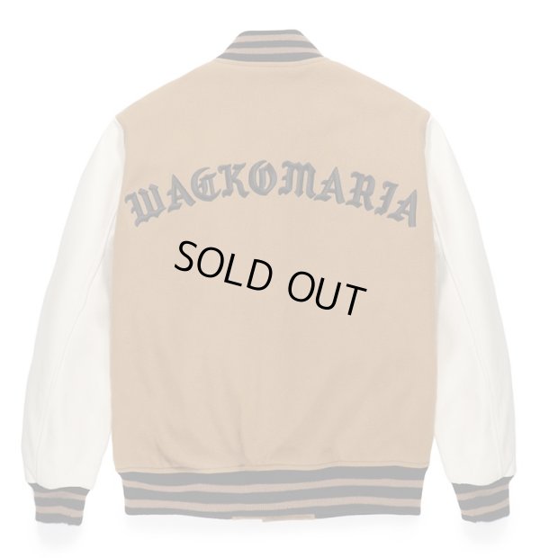 画像2: WACKO MARIA / LEATHER VARSITY JACKET( TYPE-2 )
