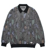 WACKO MARIA / PYTHON JACQUARD KNIT POLO SHIRT