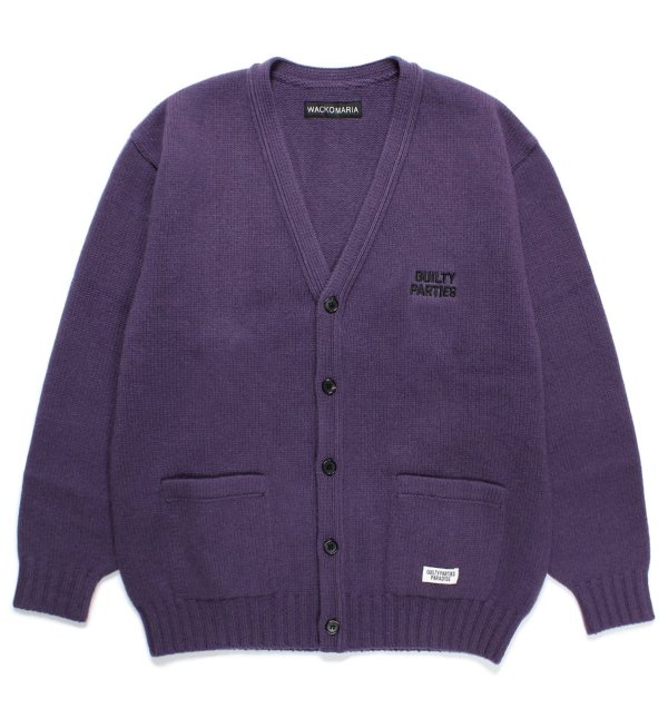 画像1: WACKO MARIA / CLASSIC KNIT CARDIGAN