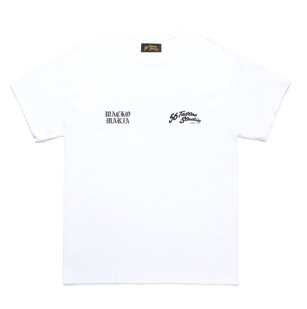 画像1: WACKO MARIA / 56 TATTOO STUDIO / CREW NECK T-SHIRT