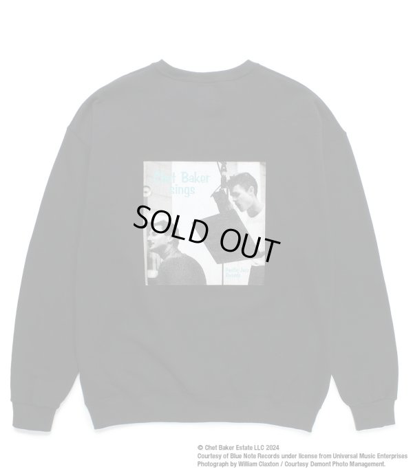 画像1: WACKO MARIA / CHET BAKER / CREW NECK SWEAT SHIRT ( TYPE-1 )