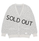 WACKO MARIA / LEOPARD MOHAIR CARDIGAN