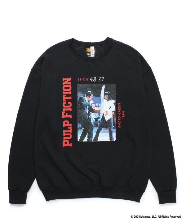 画像1: WACKO MARIA / PULP FICTION / CREW NECK SWEAT SHIRT ( TYPE-3 )