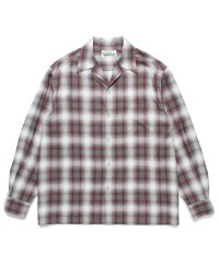 WACKO MARIA / OMBRE CHECK OPEN COLLAR SHIRT L/S ( TYPE-2 )