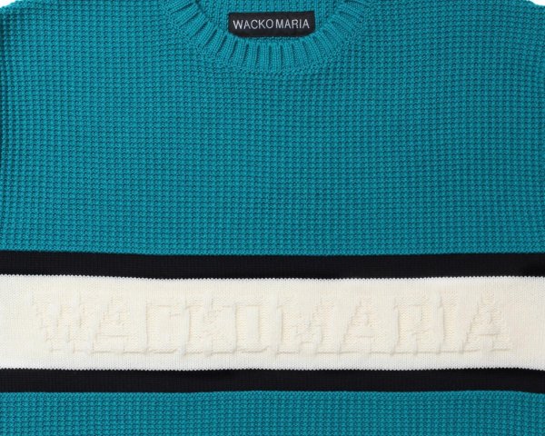 画像2: WACKO MARIA / LOGO JACQUARD KNIT SWEATER