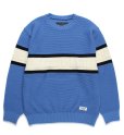 画像1: WACKO MARIA / LOGO JACQUARD KNIT SWEATER (1)