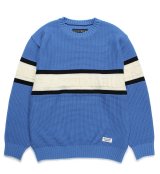 WACKO MARIA / LOGO JACQUARD KNIT SWEATER