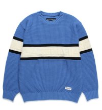 WACKO MARIA / LOGO JACQUARD KNIT SWEATER