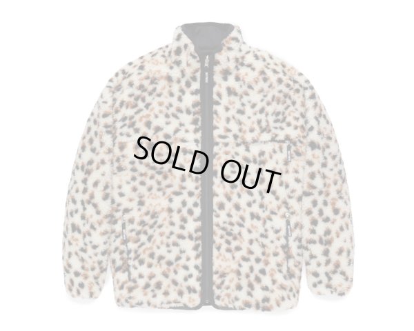 画像1: WACKO MARIA / REVERSIBLE LEOPARD BOA FLEECE JACKET