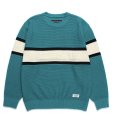 画像1: WACKO MARIA / LOGO JACQUARD KNIT SWEATER (1)