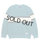 WACKO MARIA / LOGO JACQUARD KNIT SWEATER
