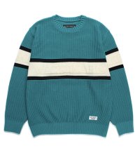 WACKO MARIA / LOGO JACQUARD KNIT SWEATER