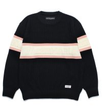 WACKO MARIA / LOGO JACQUARD KNIT SWEATER