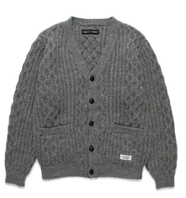 画像1: WACKO MARIA / ARAN CARDIGAN