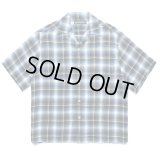 WACKO MARIA / CHECK OPEN COLLAR SHIRT