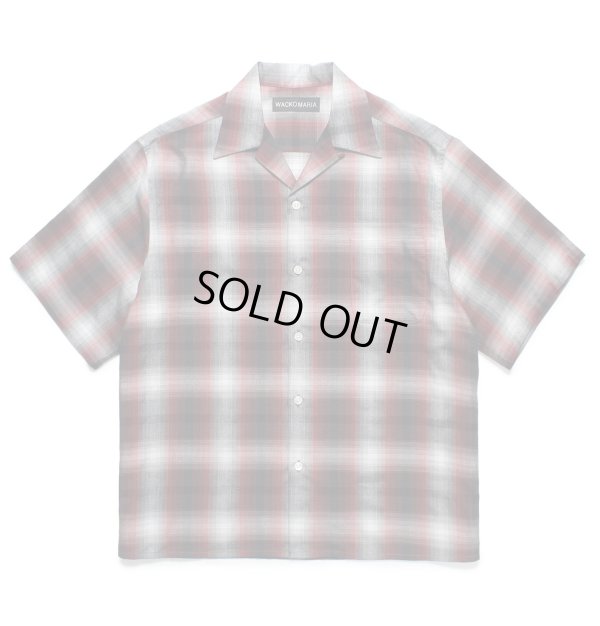 画像1: WACKO MARIA / CHECK OPEN COLLAR SHIRT