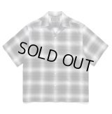 WACKO MARIA / CHECK OPEN COLLAR SHIRT