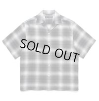 WACKO MARIA / CHECK OPEN COLLAR SHIRT