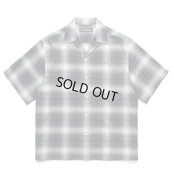 画像1: WACKO MARIA / CHECK OPEN COLLAR SHIRT