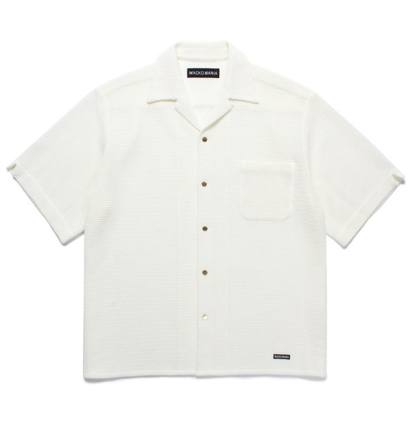 画像1: WACKO MARIA / SUMMER KNIT OPEN COLLAR SHIRT