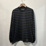 WACKO MARIA /  STRIPED CREW NECK LONG SLEEVE T-SHIRT