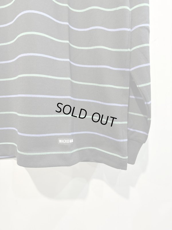 画像2: WACKO MARIA /  STRIPED CREW NECK LONG SLEEVE T-SHIRT