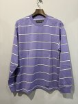 画像1: WACKO MARIA /  STRIPED CREW NECK LONG SLEEVE T-SHIRT (1)