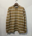 画像1: WACKO MARIA /  STRIPED CREW NECK LONG SLEEVE T-SHIRT (1)