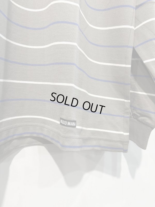 画像2: WACKO MARIA /  STRIPED CREW NECK LONG SLEEVE T-SHIRT