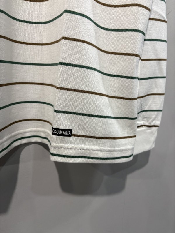 画像2: WACKO MARIA /  STRIPED CREW NECK LONG SLEEVE T-SHIRT