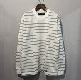画像1: WACKO MARIA /  STRIPED CREW NECK LONG SLEEVE T-SHIRT (1)
