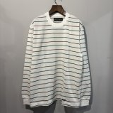 WACKO MARIA /  STRIPED CREW NECK LONG SLEEVE T-SHIRT