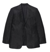 WACKO MARIA /  DORMEUIL / GLITTER SINGLE BREASTED JACKET (BLACK)