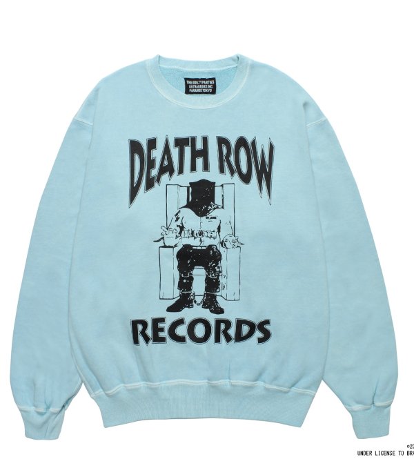 画像1: WACKO MARIA / DEATH ROW RECORDS / GARMENT DYED SWEAT SHIRT
