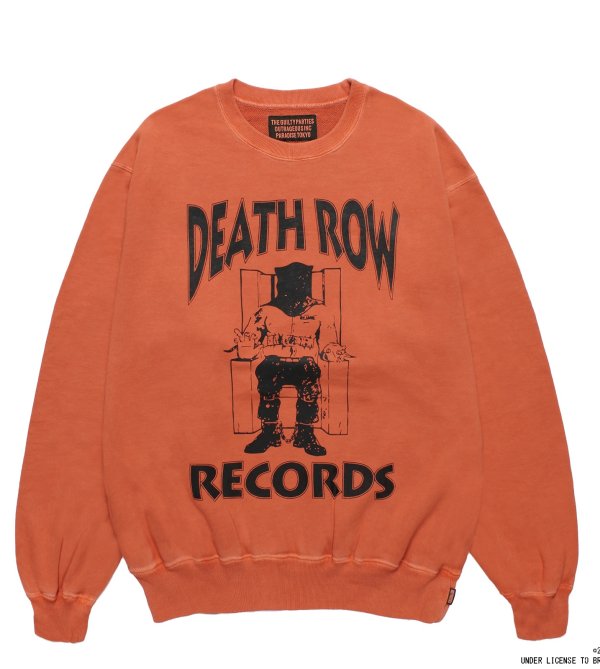 画像1: WACKO MARIA / DEATH ROW RECORDS / GARMENT DYED SWEAT SHIRT