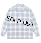 WACKO MARIA / OMBRE CHECK OPEN COLLAR SHIRT