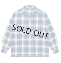 WACKO MARIA / OMBRE CHECK OPEN COLLAR SHIRT