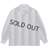 WACKO MARIA / OMBRE STRIPE OPEN COLLAR SHIRT